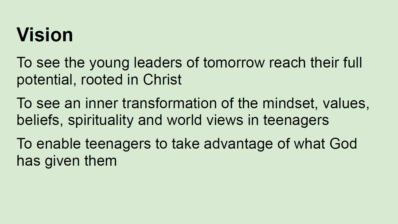 Vision Teen Aglow