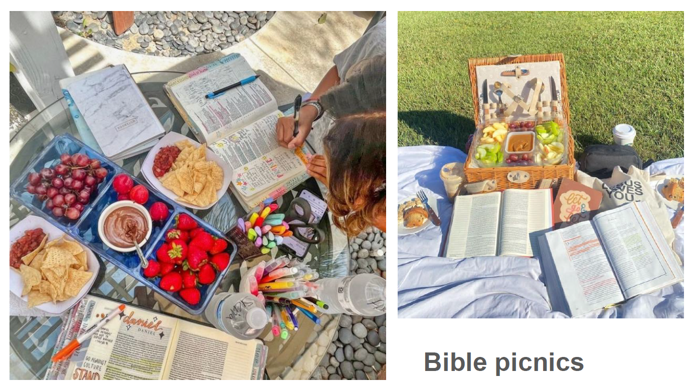 Teen Aglow Bible Picnics